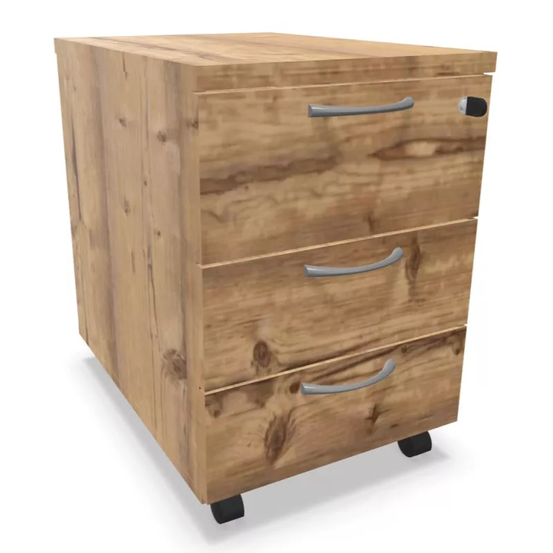 COMFORT│Caisson 2-3 tiroirs mélaminé sous bureau│L 42 x p 59 x H 60 cm COMFORT│Caisson 2-3 tiroirs mélaminé sous bureau│L 42 x p 59 x H 60 cm