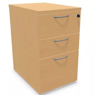 COMFORT│Caisson Hauteur bureau 3-4 tiroirs - profondeur 60│Unicolore structurex