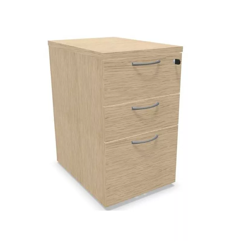 COMFORT│Caisson Hauteur bureau 3-4 tiroirs - profondeur 60│Unicolore structurex