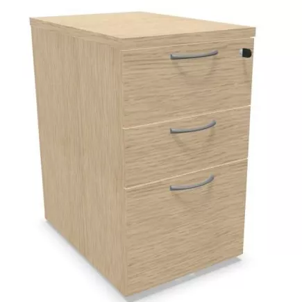 COMFORT│Caisson Hauteur bureau 3-4 tiroirs - profondeur 60│Unicolore structurex