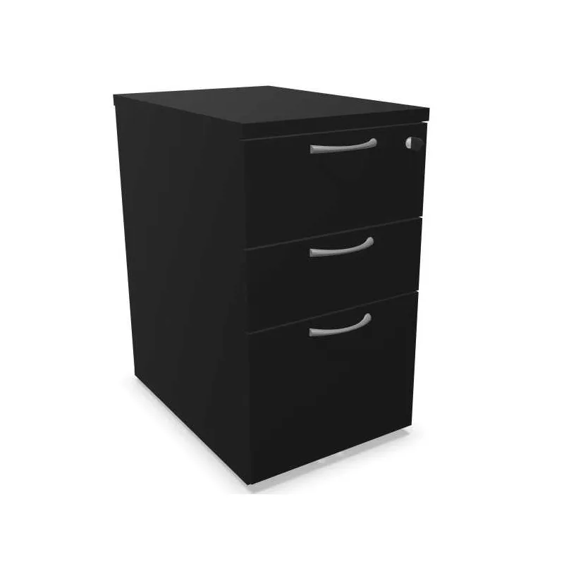 COMFORT│Caisson Hauteur bureau 3-4 tiroirs - profondeur 60│Unicolore structurex