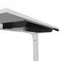 TIROIR EVL│Hauteur 4 cm│fixation sous bureau│Acier Noir