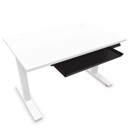 TIROIR ENVOL│Hauteur 4 cm│fixation sous bureau│Acier Noir