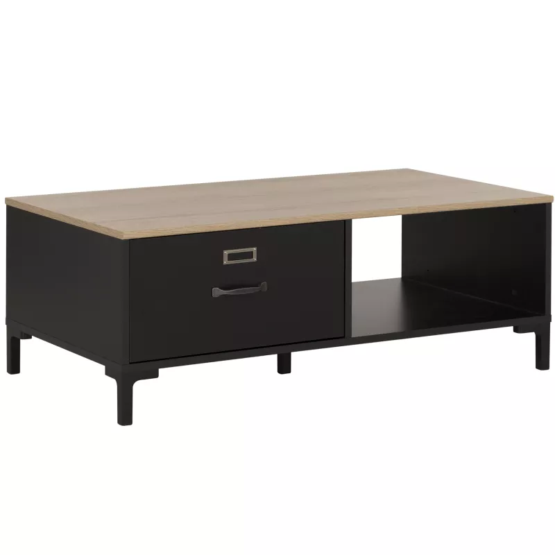 MANCHESTER│Table basse 1 tiroir 1 niche│60x110xh40 cm MANCHESTER│Table basse 1 tiroir 1 niche│60x110xh40 cm