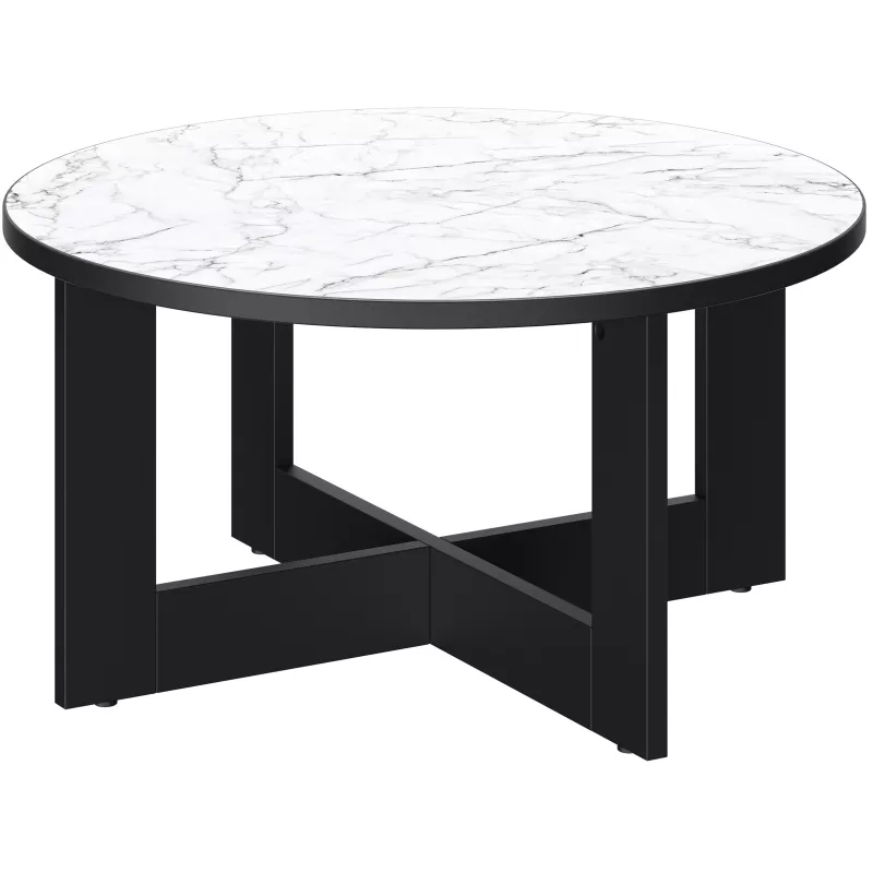 ADRIA│Table basse ronde│⌀ 82xh43 cm