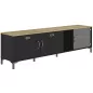 MANCHESTER│Banc TV 3 portes 1 niche │41x190xh55 cm MANCHESTER│Banc TV 3 portes 1 niche │41x190xh55 cm