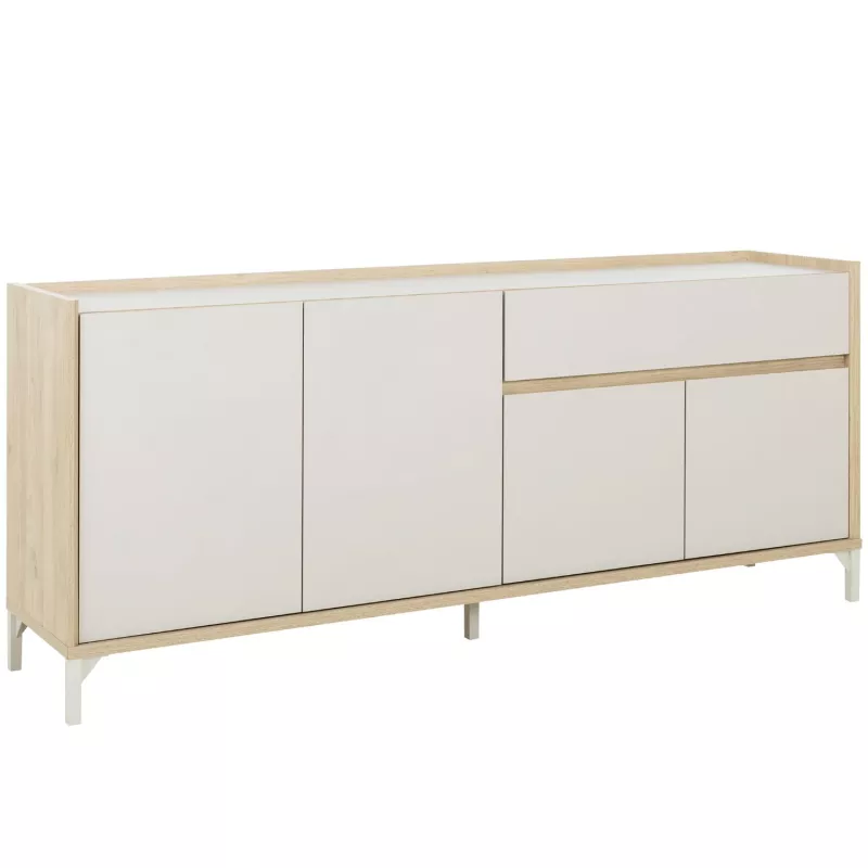 LENK│Buffet 4 portes 1 tiroir │41x186xh77 cm LENK│Buffet 4 portes 1 tiroir │41x186xh77 cm