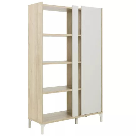 LENK│Bibliothèque 1 porte │36x100xh161 cm