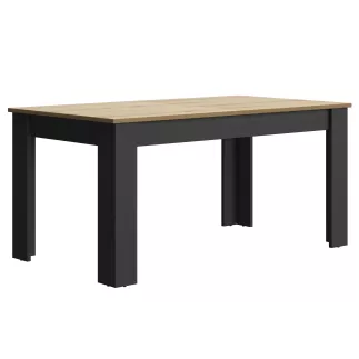MANCHESTER│Table rectangulaire 1 allonge│90x200xh77 cm