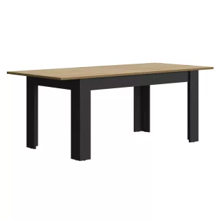 MANCHESTER│Table rectangulaire 1 allonge│90x200xh77 cm