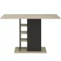 OXFORD│Table cuisine avec 1 porte 3 étagères│80x120xh75 cm OXFORD│Table cuisine avec 1 porte 3 étagères│80x120xh75 cm
