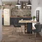 OXFORD│Table cuisine avec 1 porte 3 étagères│80x120xh75 cm OXFORD│Table cuisine avec 1 porte 3 étagères│80x120xh75 cm