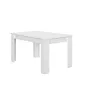 FLORINE BLANCHE│Table rectangulaire 1 allonge│90x140/185xh77 cm FLORINE BLANCHE│Table rectangulaire 1 allonge│90x140/185xh77 cm