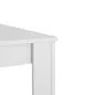FLORINE BLANCHE│Table rectangulaire 1 allonge│90x140/185xh77 cm FLORINE BLANCHE│Table rectangulaire 1 allonge│90x140/185xh77 cm