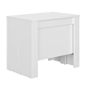 LIWENN BLANCHE│Table console extensible│90x58/193xh77 cm