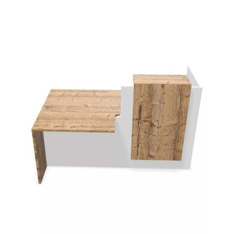 FIFTY FIFTY│Banque Accueil avec accueil PMR bicolore façade noire FIFTY FIFTY│Banque Accueil avec accueil PMR bicolore façade noire