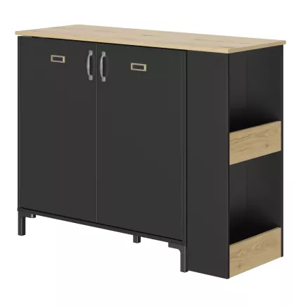 MANCHESTER│Bar pivotant 2 portes │45/136x115/94xh93 cm