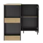 MANCHESTER│Bar pivotant 2 portes │45/136x115/94xh93 cm MANCHESTER│Bar pivotant 2 portes │45/136x115/94xh93 cm