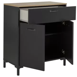 MANCHESTER│Buffet 1 tiroir 2 portes │60x100xh92 cm