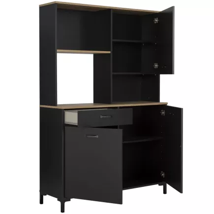 MANCHESTER│Vaisselier 3 portes 1 tiroir│41x119xh180 cm
