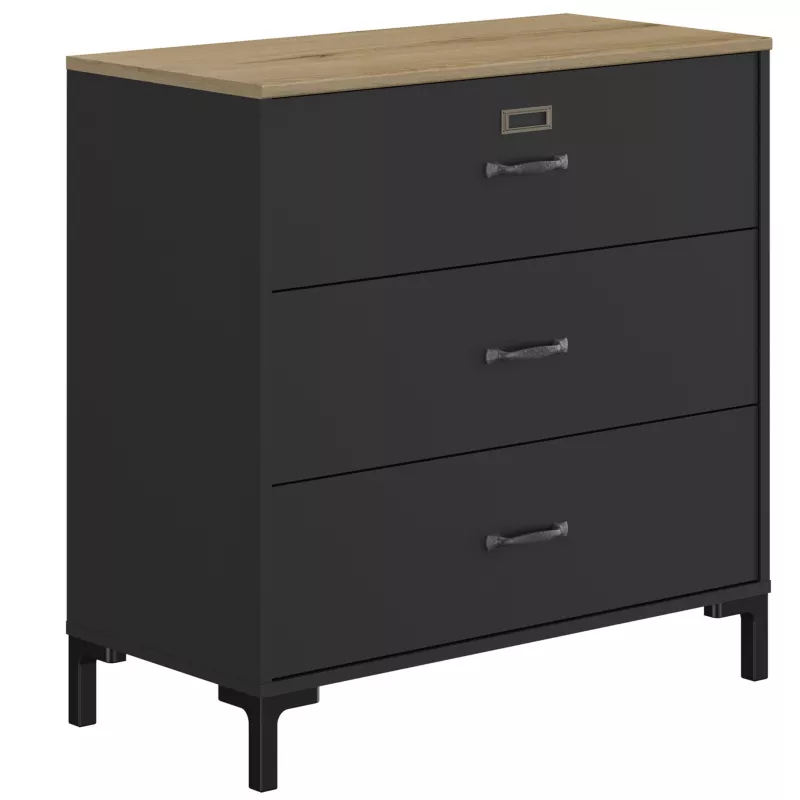 MANCHESTER│Commode 3 tiroirs│40x81xh82 cm MANCHESTER│Commode 3 tiroirs│40x81xh82 cm