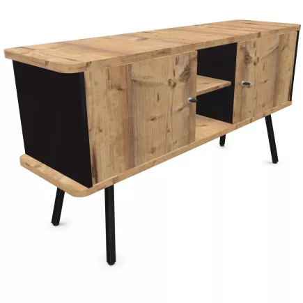 ALTO RANGEMENT|Console H75 cm porte battante sur pieds