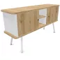 ALTO RANGEMENT|Console H75 cm porte battante sur pieds