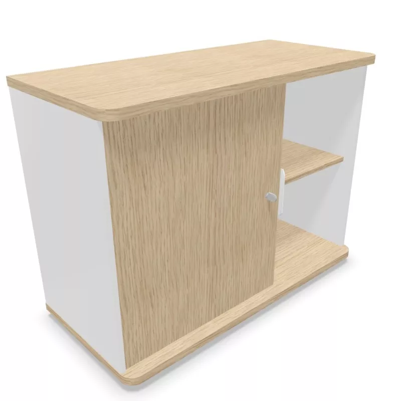 ALTO RANGEMENT | Armoire H75 cm porte battante sur glisseurs ALTO RANGEMENT | Armoire H75 cm porte battante sur glisseurs
