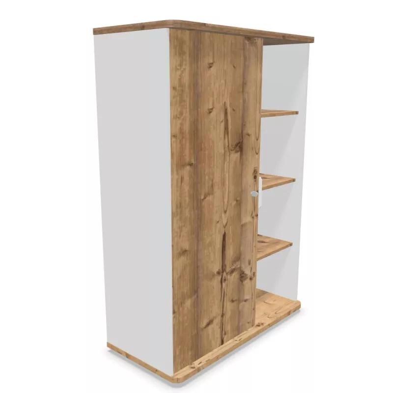ALTO RANGEMENT | Armoire H146 cm porte battante sur glisseurs ALTO RANGEMENT | Armoire H146 cm porte battante sur glisseurs