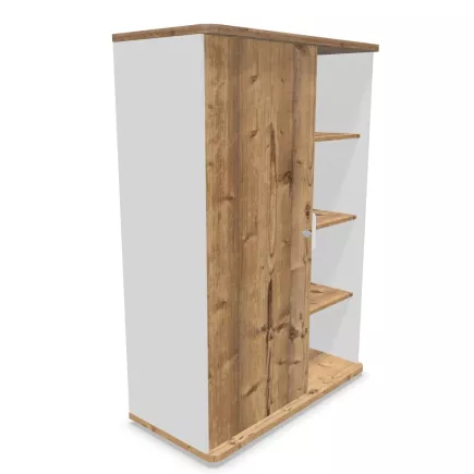 ALTO RANGEMENT | Armoire H146 cm porte battante sur glisseurs