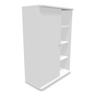 ALTO RANGEMENT | Armoire H146 cm porte battante sur glisseurs