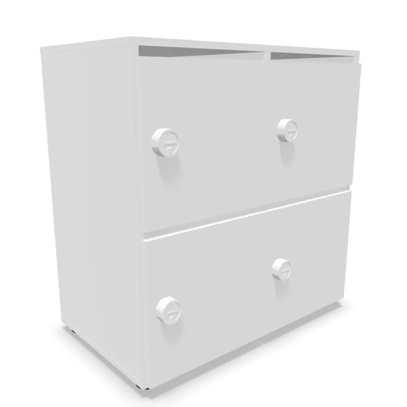 EKO CASIER│Casier 4 cases - Serrure à code