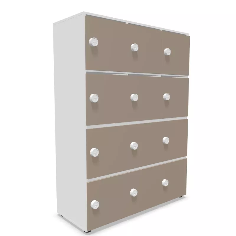EKO CASIERS│Casier 12 cases - Serrure à code EKO CASIERS│Casier 12 cases - Serrure à code