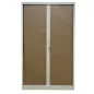 CLASSIF│Armoire rideau L 120 x H 198 cm│Blanc / Nebraska CLASSIF│Armoire rideau L 120 x H 198 cm│Blanc / Nebraska