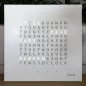 XRONOS│Xioni│Horloge design blanche anglais Neutre│57x57xp3 cm XRONOS│Xioni│Horloge design blanche anglais Neutre│57x57xp3 cm