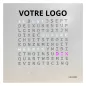 XRONOS│Xioni│Horloge design blanche français Personnalisée│57x57xp3 cm XRONOS│Xioni│Horloge design blanche français Personnalisée│57x57xp3 cm