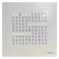 XRONOS│Xioni│Horloge design blanche français Neutre│57x57xp3 cm XRONOS│Xioni│Horloge design blanche français Neutre│57x57xp3 cm