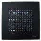 XRONOS│Skotini Yli│Horloge design noir anglais Neutre│57x57xp3 cm XRONOS│Skotini Yli│Horloge design noir anglais Neutre│57x57xp3 cm