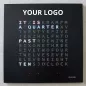 XRONOS│Skotini Yli│Horloge design noir anglais Personnalisée│57x57xp3 cm XRONOS│Skotini Yli│Horloge design noir anglais Personnalisée│57x57xp3 cm