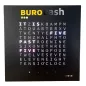 XRONOS│Skotini Yli│Horloge design noir anglais Personnalisée│57x57xp3 cm XRONOS│Skotini Yli│Horloge design noir anglais Personnalisée│57x57xp3 cm