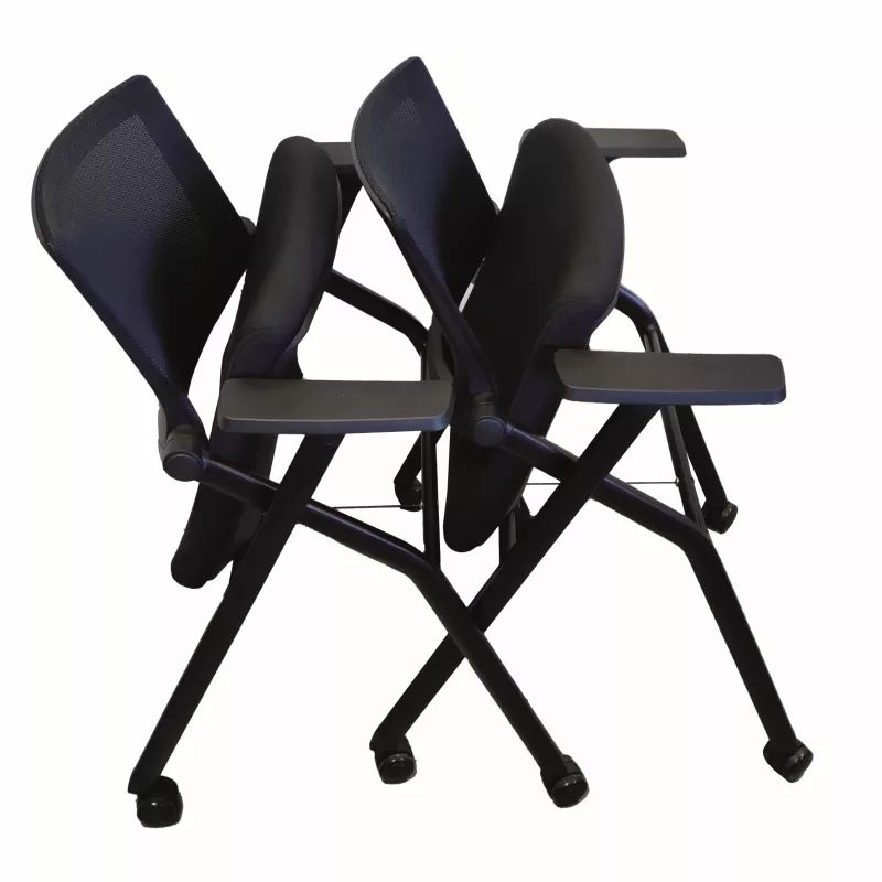 LIBELLULE│Chaise de réunion pliantes avec accoudoirs│Noir/Noir LIBELLULE│Chaise de réunion pliantes avec accoudoirs│Noir/Noir
