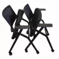 LIBELLULE│Chaise de réunion pliantes avec accoudoirs│Noir/Noir LIBELLULE│Chaise de réunion pliantes avec accoudoirs│Noir/Noir