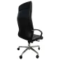 MANHATTAN│Fauteuil de direction Cuir│Noir/Chromé MANHATTAN│Fauteuil de direction Cuir│Noir/Chromé