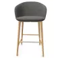 COLIBRI│Tabouret haut avec dossier│Tissu / Hêtre massif COLIBRI│Tabouret haut avec dossier│Tissu / Hêtre massif