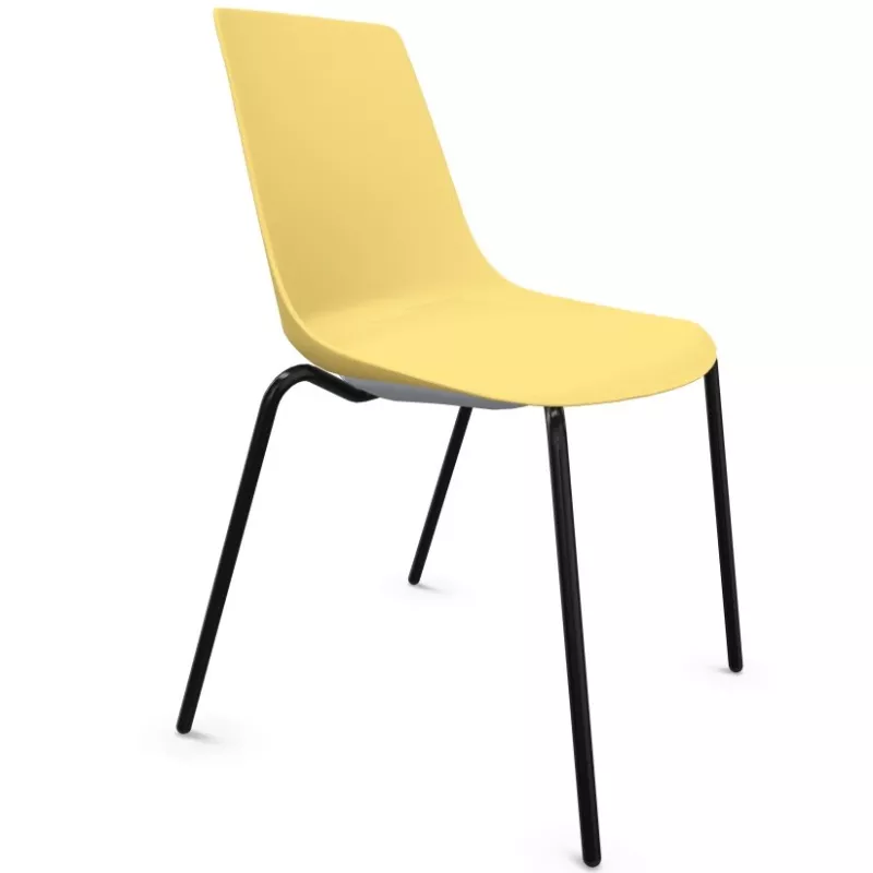 ARA│Chaise polyvalente - Pieds tubes│Empilable par 5