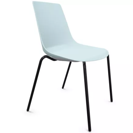 ARA│Chaise de collectivité - Pieds tubes│Empilable par 5
