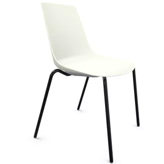 ARA│Chaise de collectivité - Pieds tubes│Empilable par 5
