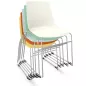 ARA│Chaise de collectivité - Pieds luges│Empilable par 5 ARA│Chaise de collectivité - Pieds luges│Empilable par 5