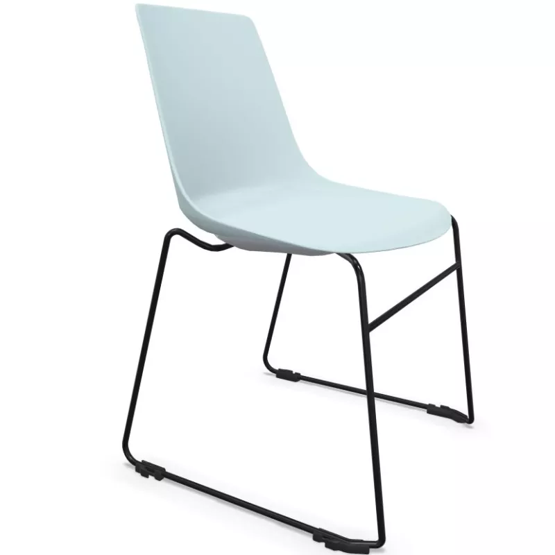 ARA│Chaise polyvalente - Pieds luges│Empilable par 5 ARA│Chaise polyvalente - Pieds luges│Empilable par 5