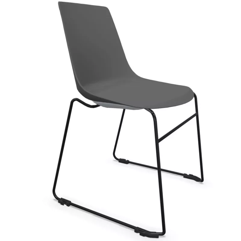 ARA│Chaise de collectivité - Pieds luges│Empilable par 5 ARA│Chaise de collectivité - Pieds luges│Empilable par 5